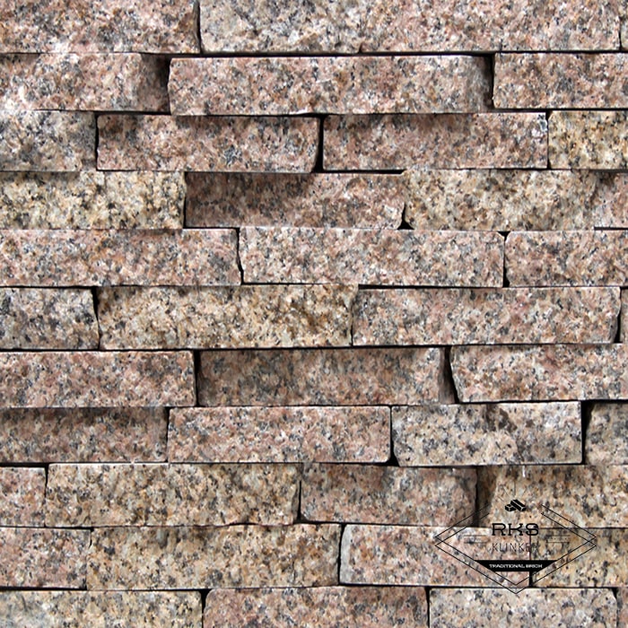 Фасадный камень Горбушка (лапша) — Гранит Жельтау в Калуге